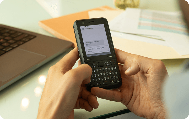 KeyPhone hardware in hand