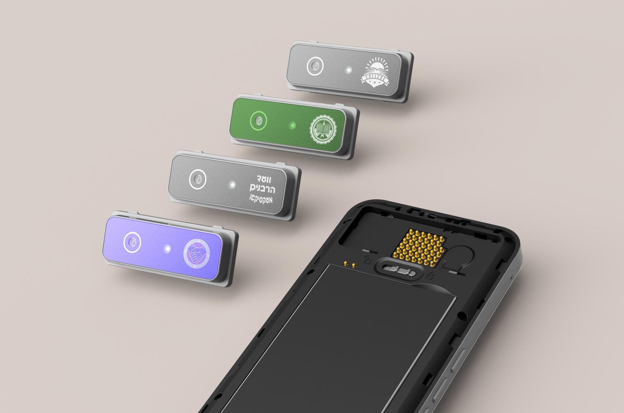 Customizable hardware modules in various colors